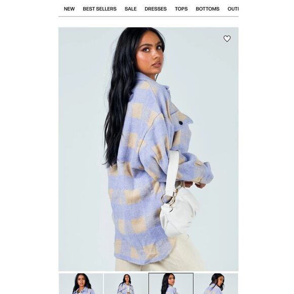 Princess Polly Women’s Keelee Jacket In Purple Curve / Size-14 - Picture 13 of 15